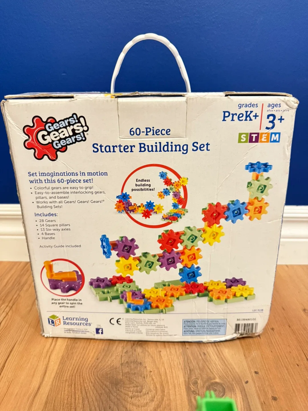 Learning Resources on Gears- Starter Building Set - 60 Piece image indicator(3)