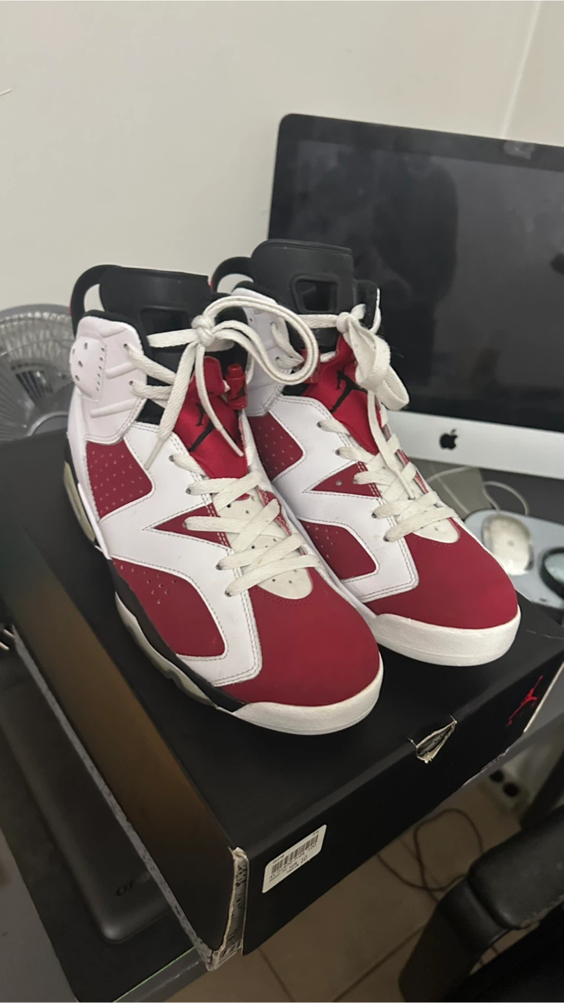 Air Jordan 6 Retro Carmine   Size 10 - photo 5