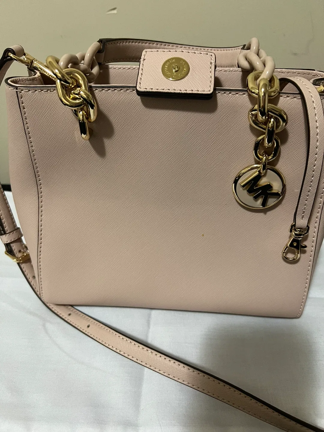 Michael Kors Cynthia Small Satchel - Pink image indicator(2)