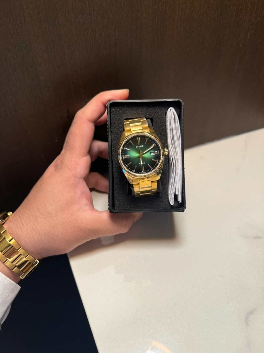 New Casio  Gold Watch
