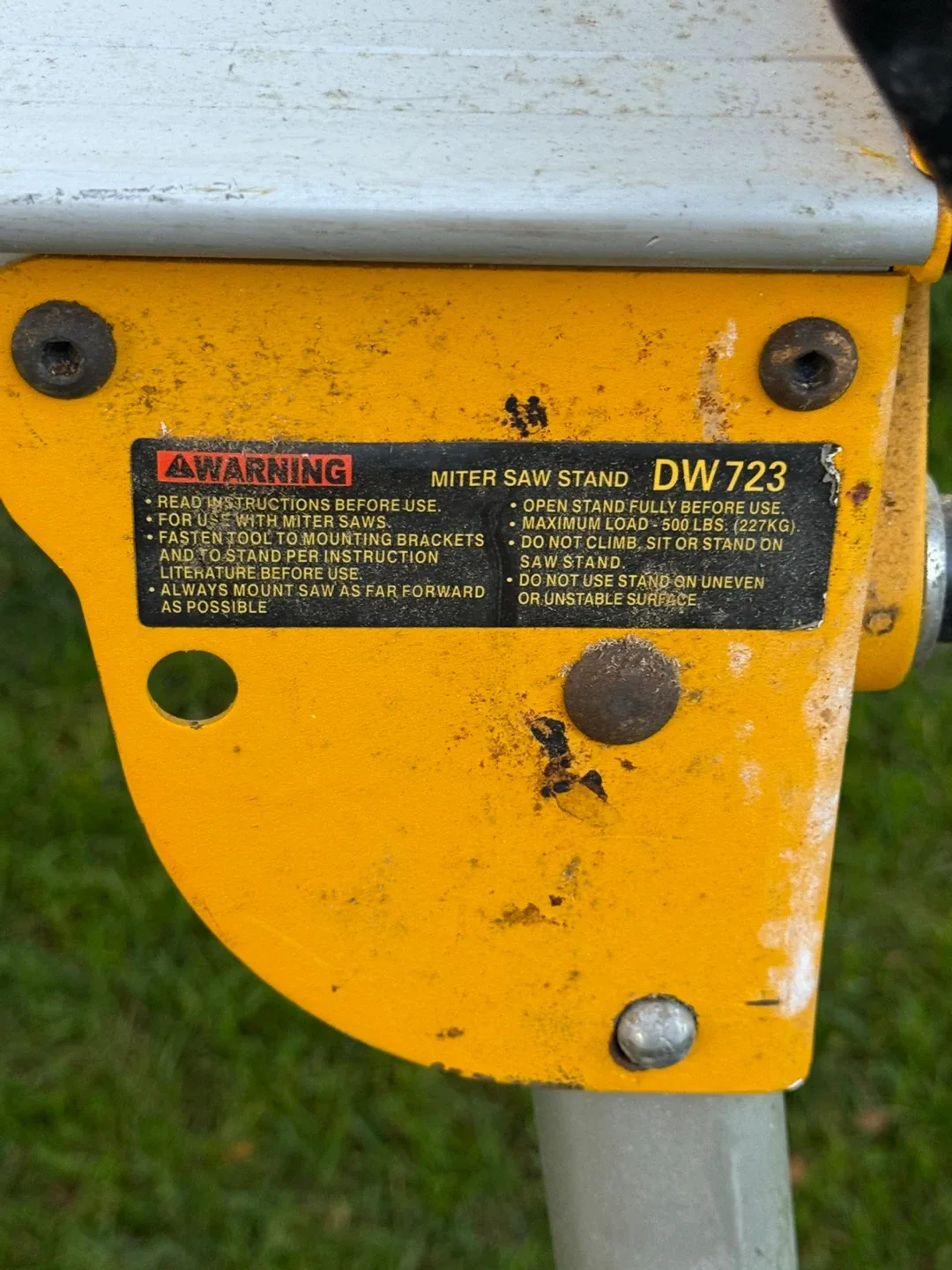 DeWalt DW723 Miter Saw Stand image indicator(4)