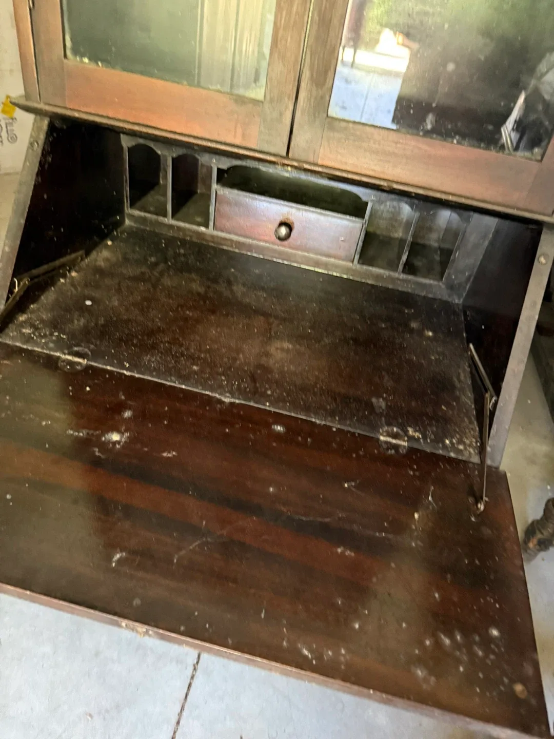 Antique Ornate Mirror, Candlestick, Lamps, Chair image indicator(10)