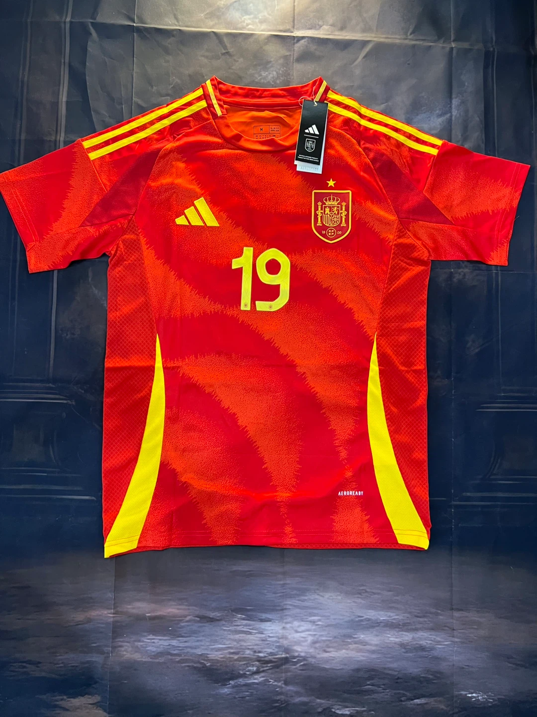 Adidas Spain Lamine Yamal #19 Soccer Jersey