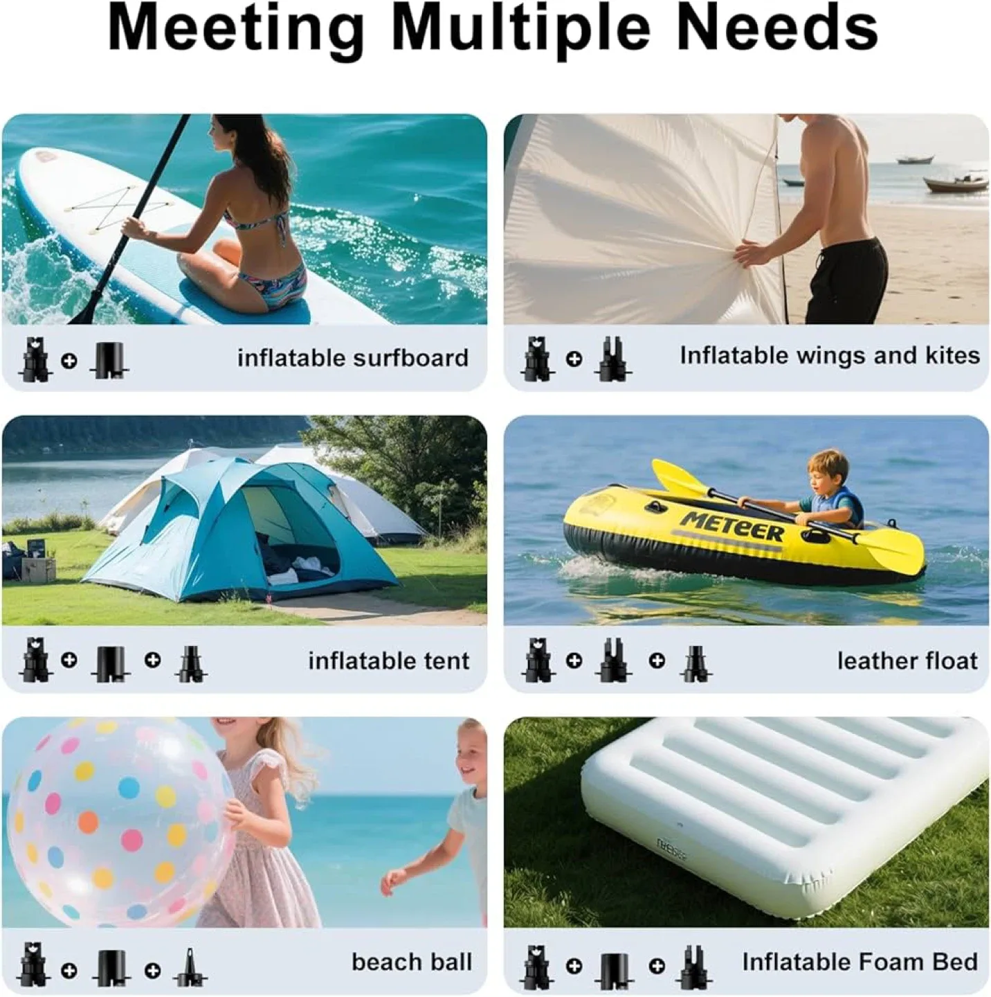 SUP Electric Air Pump for Car (12V) image indicator(7)