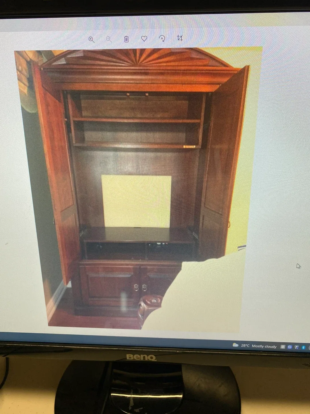 Ethan Allen Wooden Armoire image indicator(2)