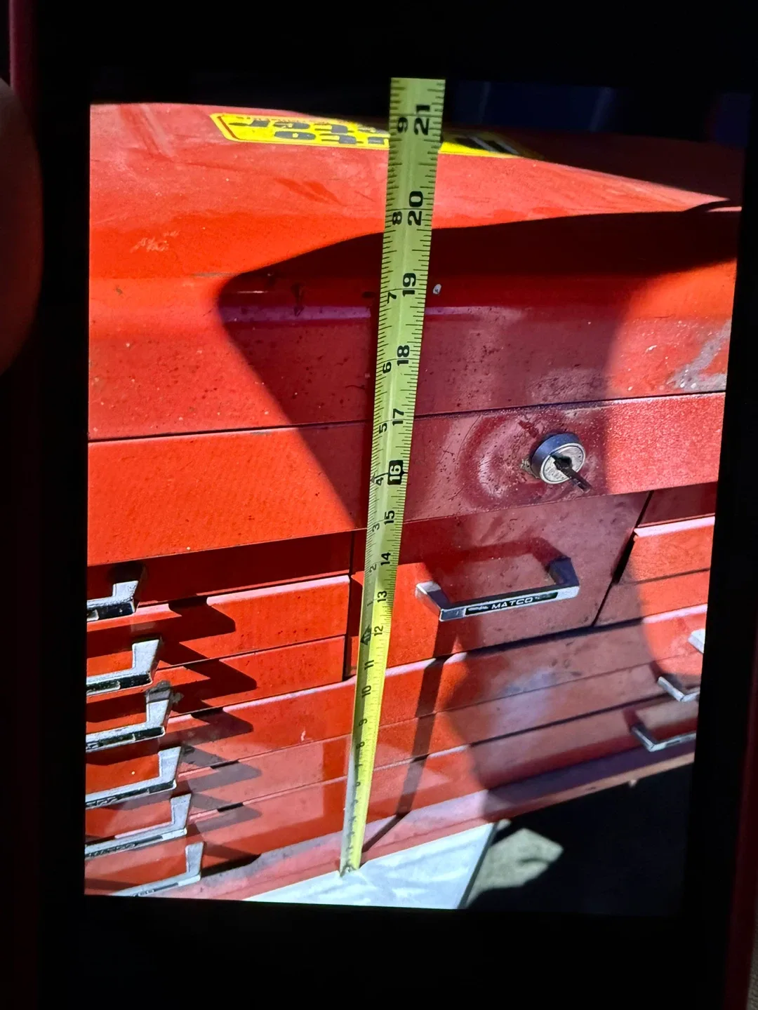 Matco Tools Red Tool Chest - Used image indicator(6)