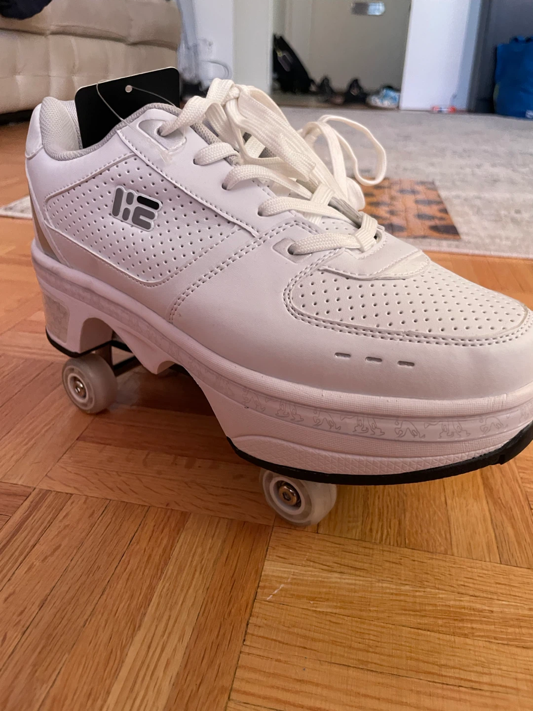 Kick Speed White Roller Shoes