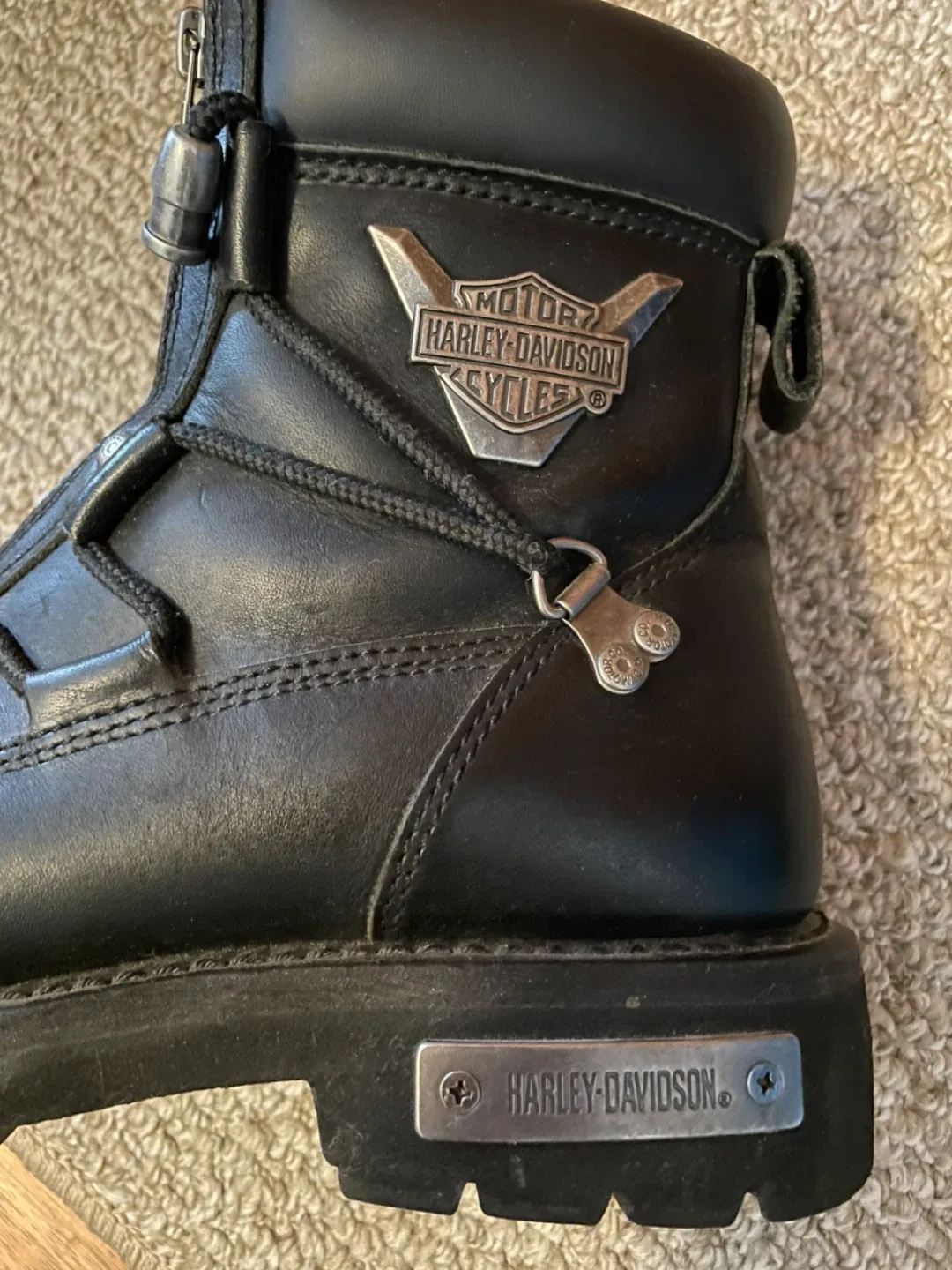 Harley-Davidson Black Leather Boots image indicator(2)