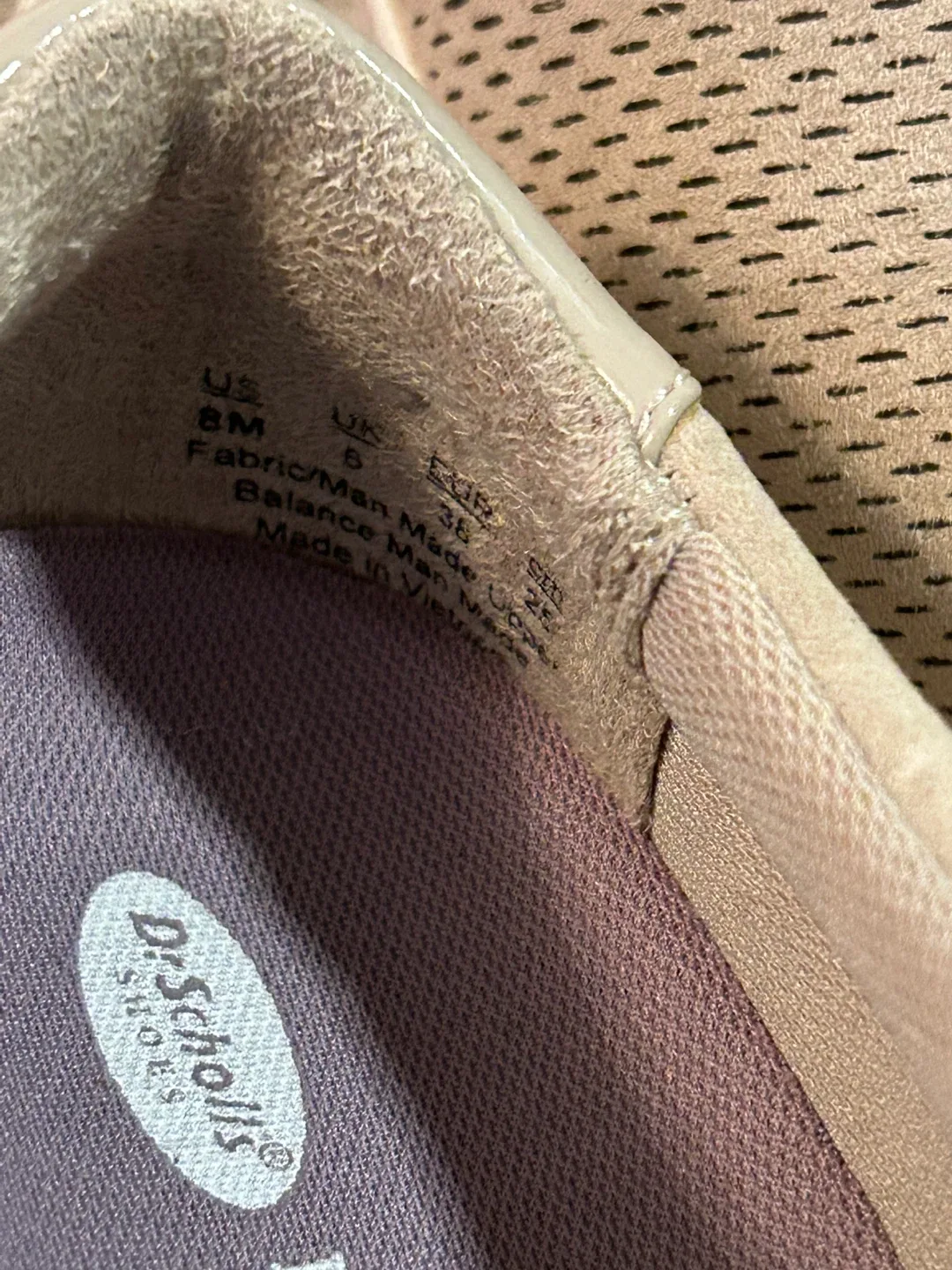 Dr. Scholl's Beige Slip-On Shoes - Size 8 image indicator(2)