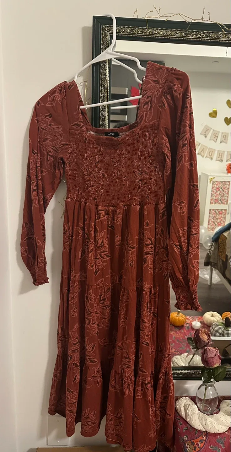 Moxx Smocked Floral Dress thumbnail