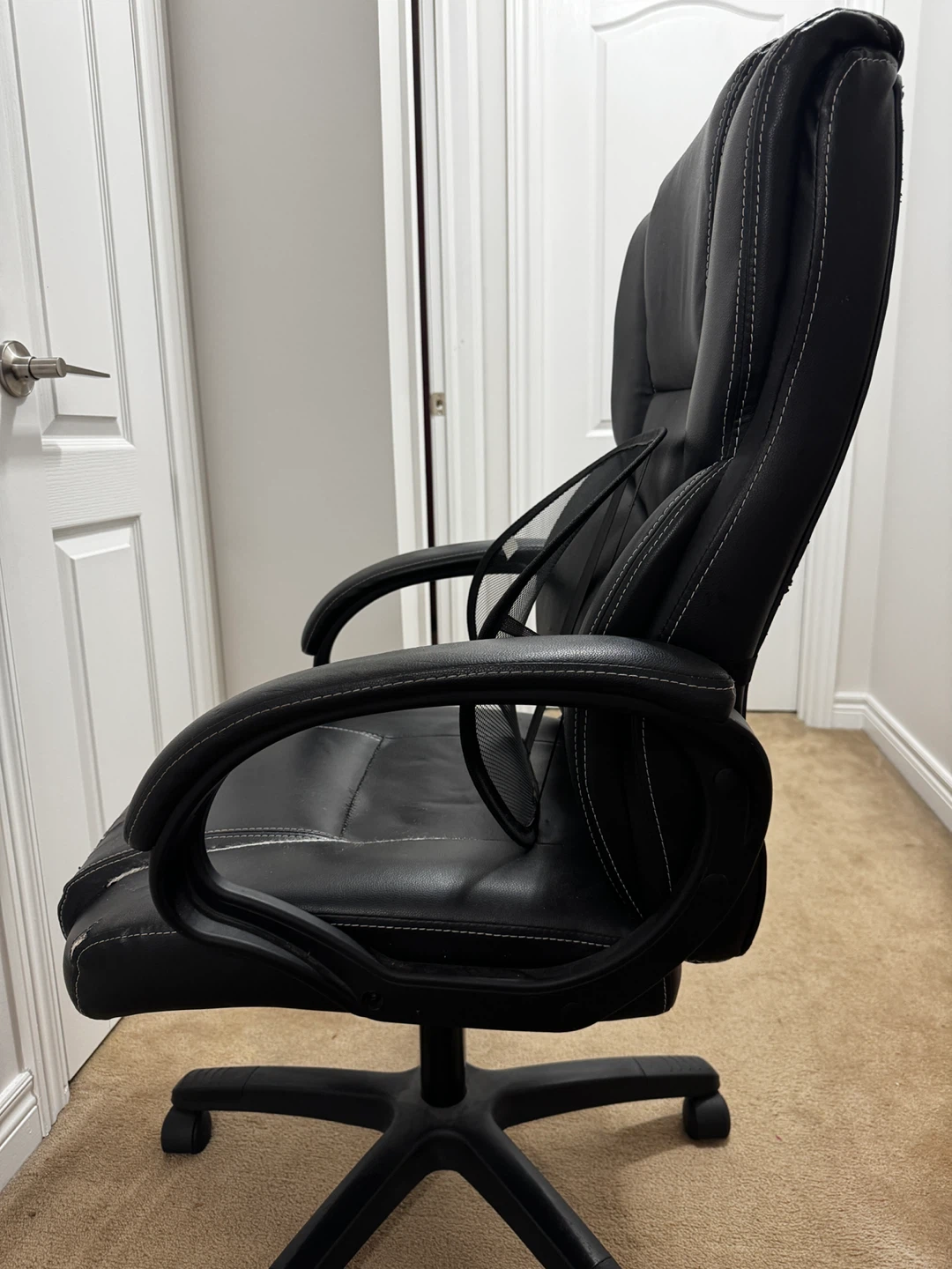Black Office Chair - Some Wear