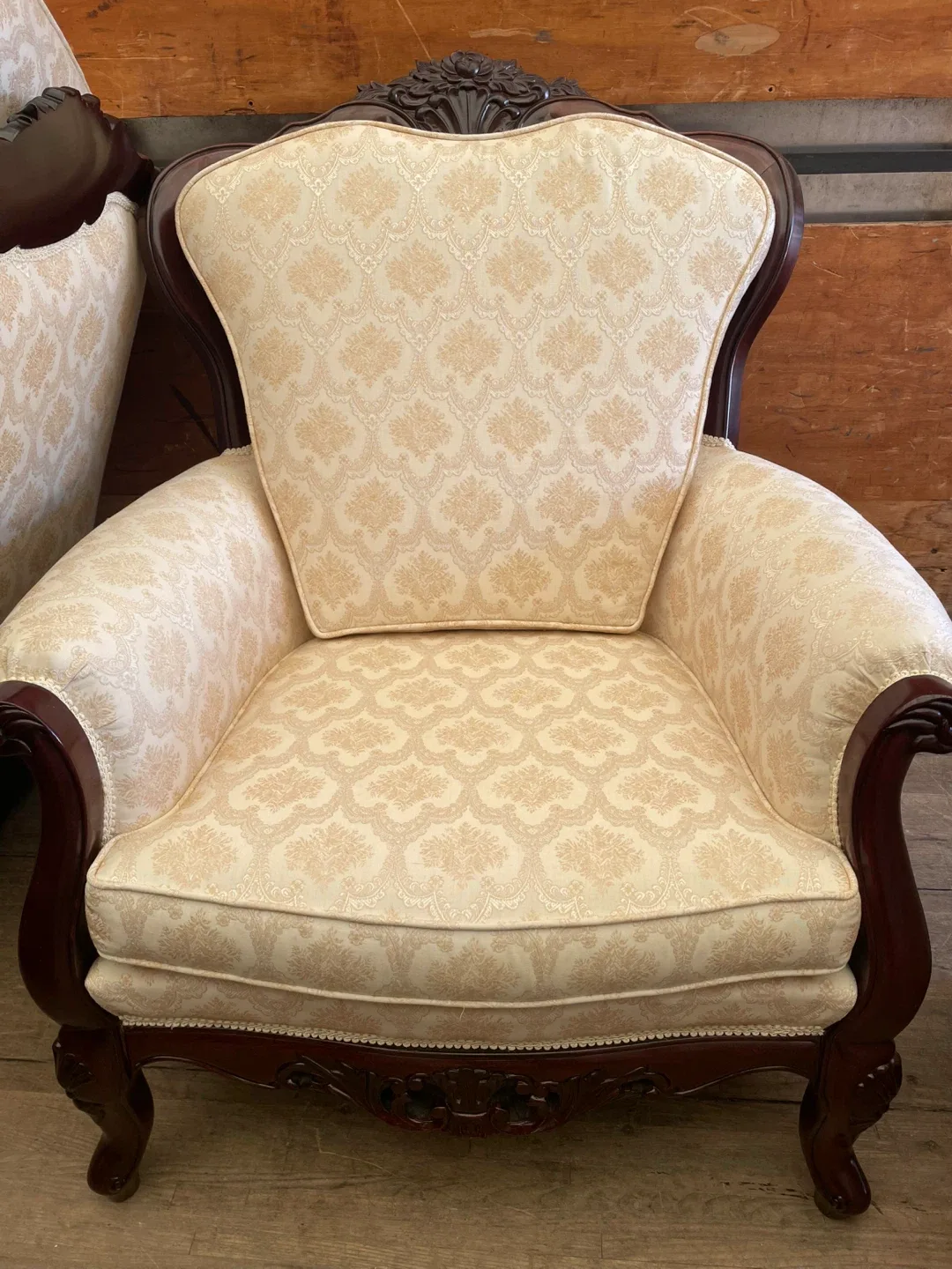 MUST SELL! Antique Style Sofa and Armchair Set image indicator(2)