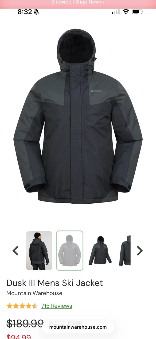 Mountain Warehouse Dusk III Men's Ski Jacket image indicator(3)