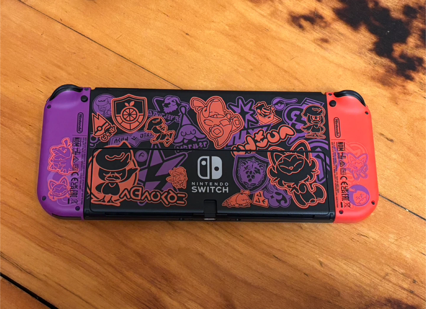 Nintendo Switch OLED Pokémon Scarlet & Violet Edition - photo 3