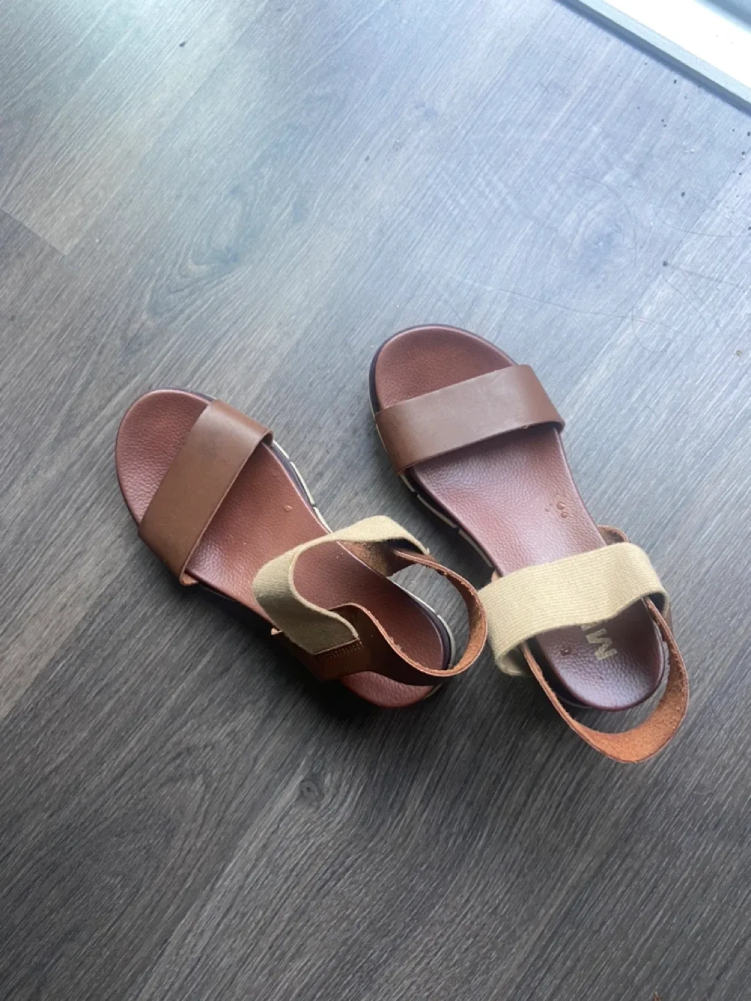 Brown Leather Sandals - Size 7 thumbnail