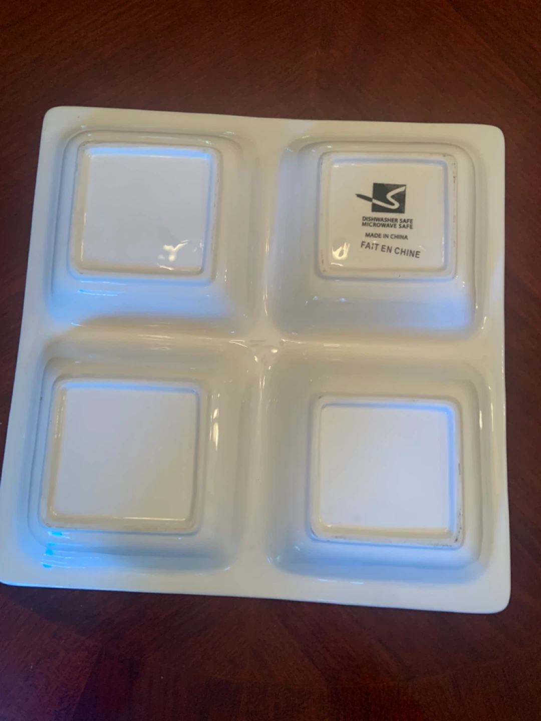 Divided Serving Dish with Chef Design - photo 5
