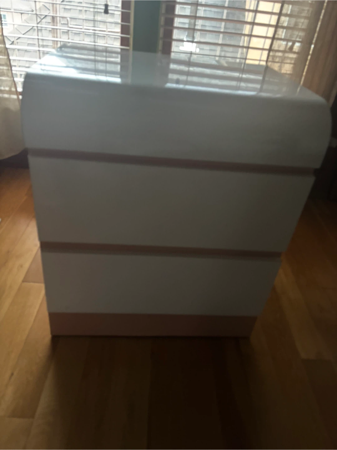 White 2-Drawer Dresser - photo 4