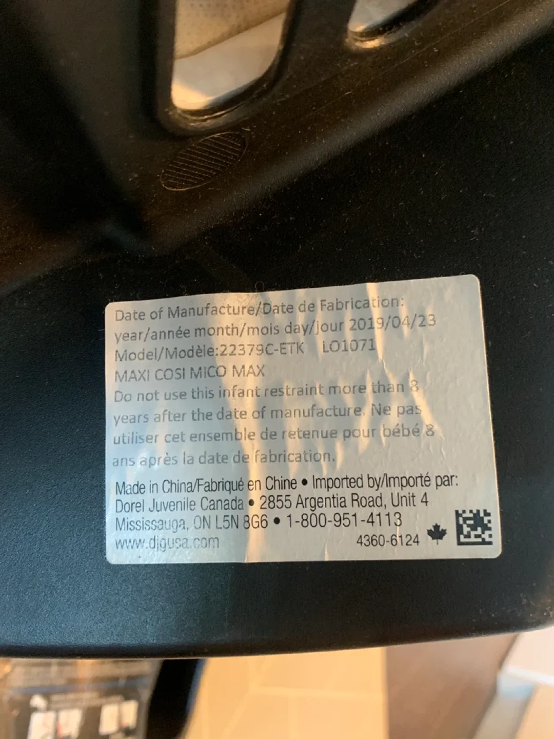 Maxi-Cosi Mico Max 30 Infant Car Seat image indicator(4)