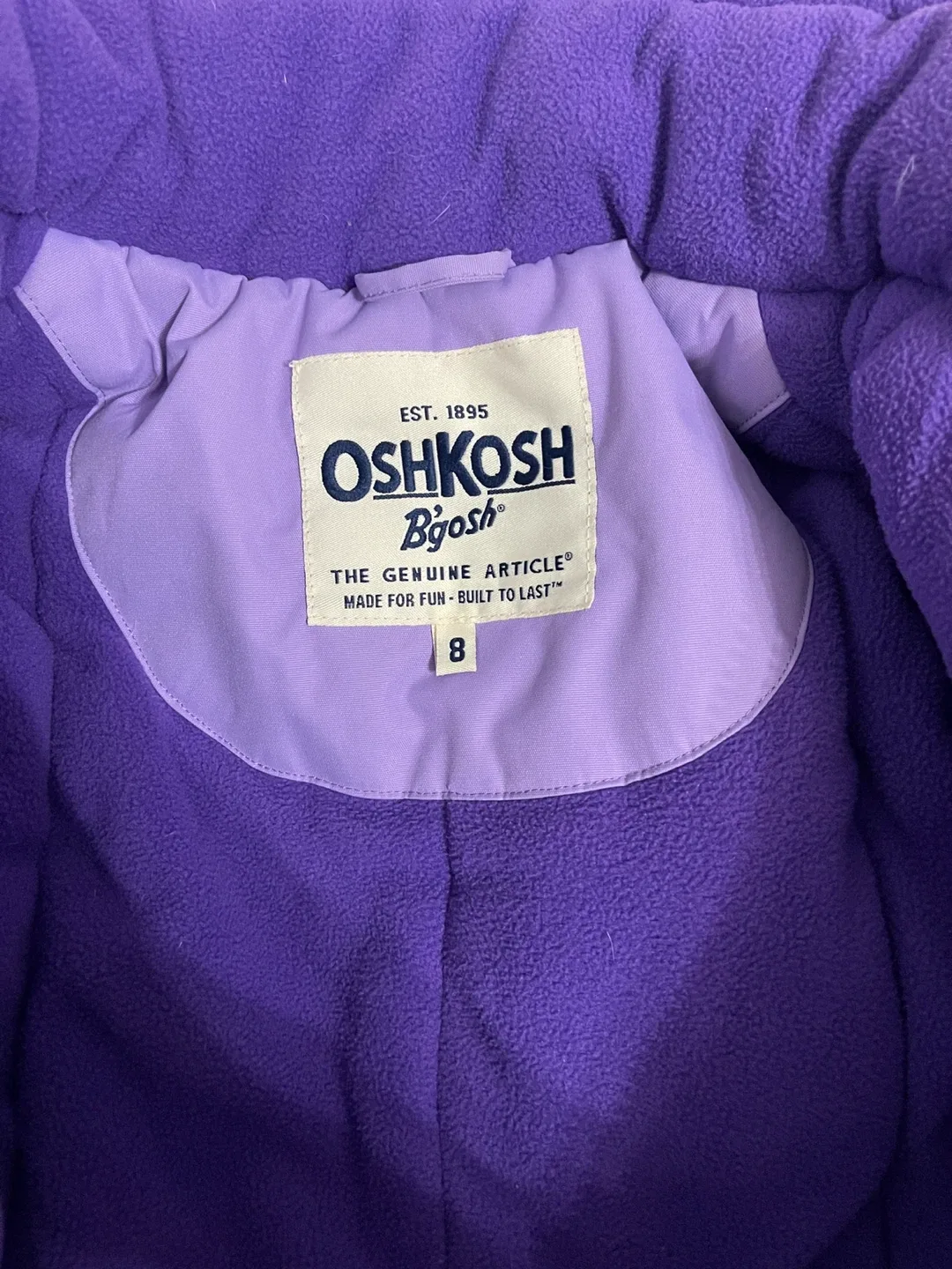 Like new Size 8 Oshkosh long back winter coat image indicator(6)