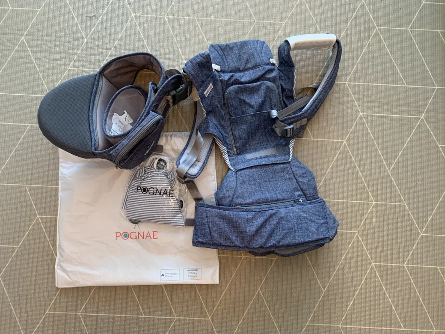 Pognae Baby Carrier - Denim Blue image indicator(2)