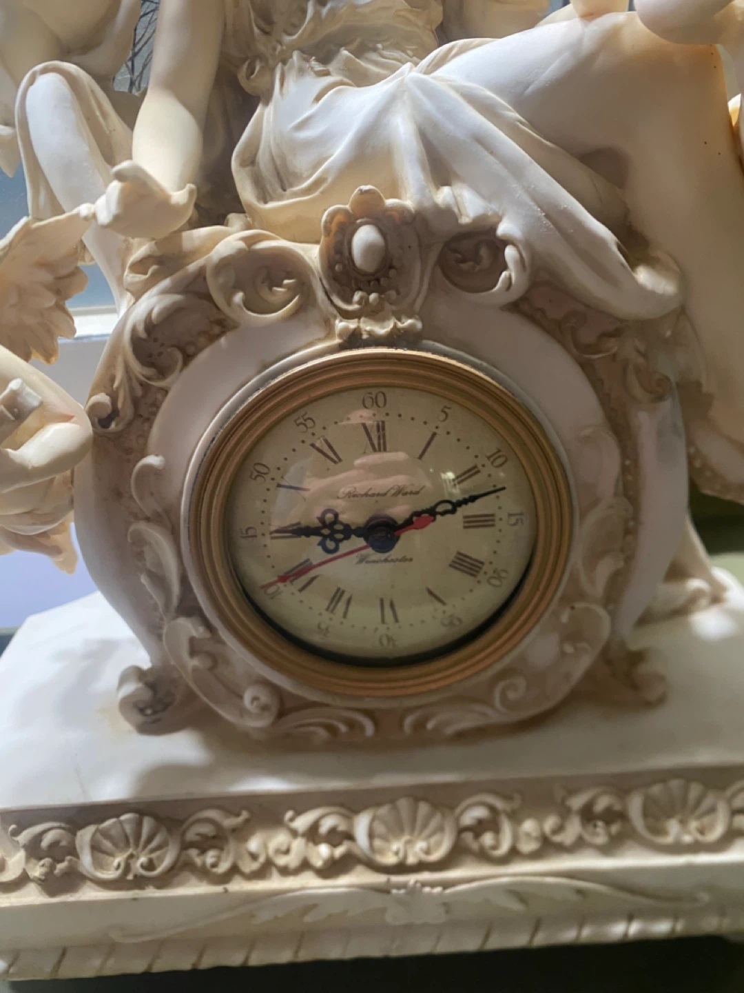 Angelic Ornate Clock Richard Ward Winchester - photo 5