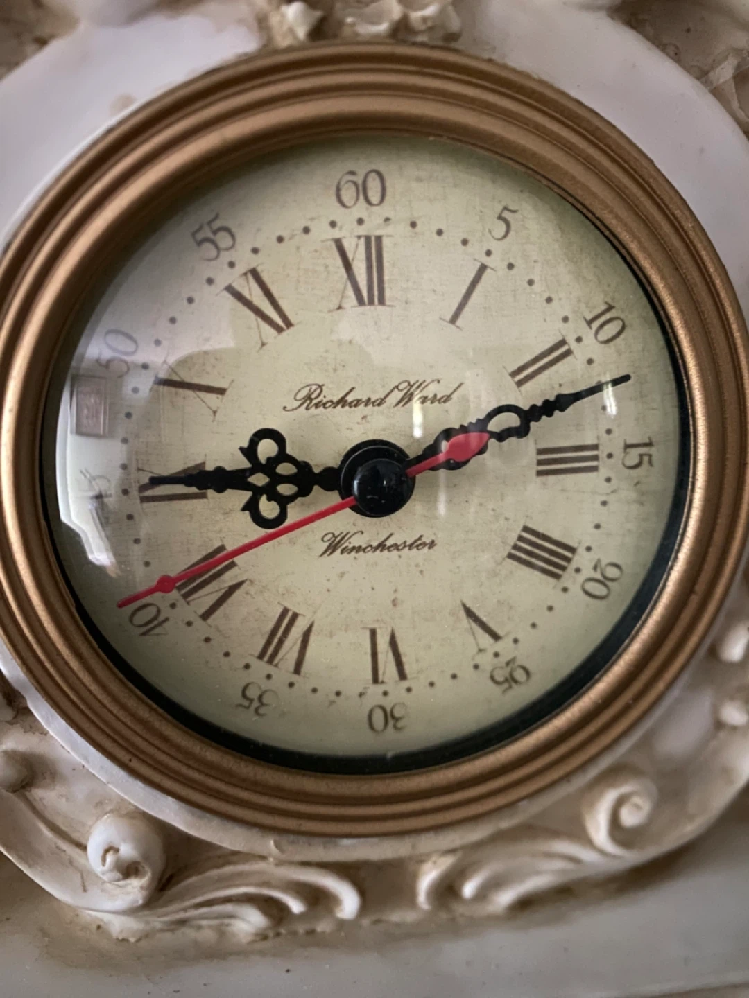 Angelic Ornate Clock Richard Ward Winchester - photo 4