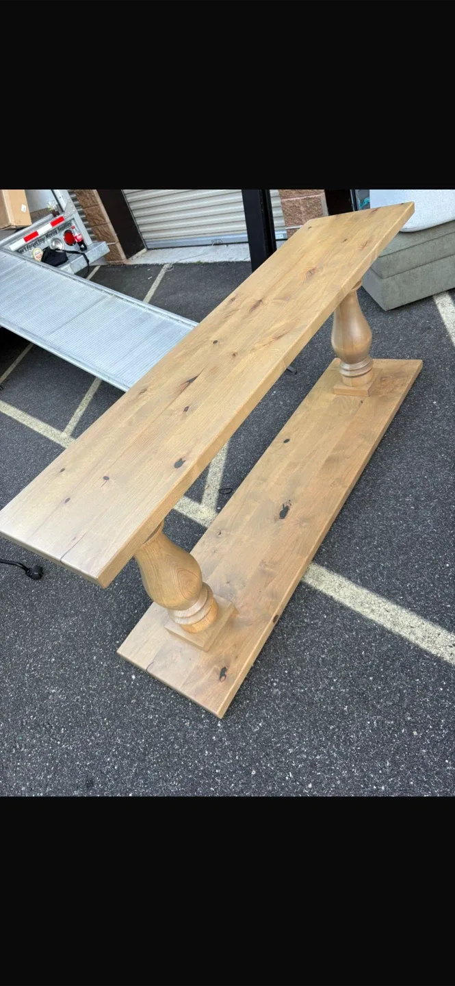 Wood Console Table image indicator(2)