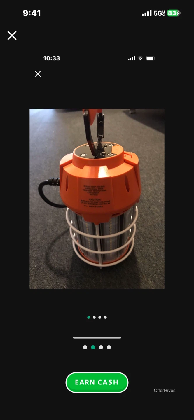 RAB 100 Watt HID LED Temporary Work Light