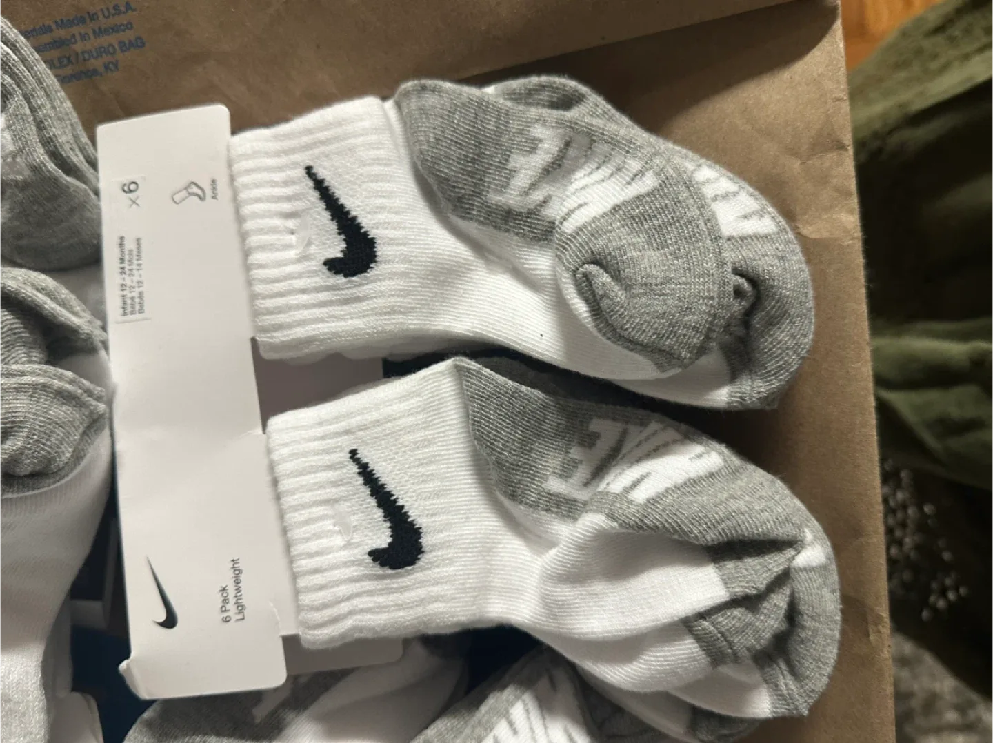 Nike 6-Pack Lightweight Infant Socks (12-24 Months) image indicator(2)