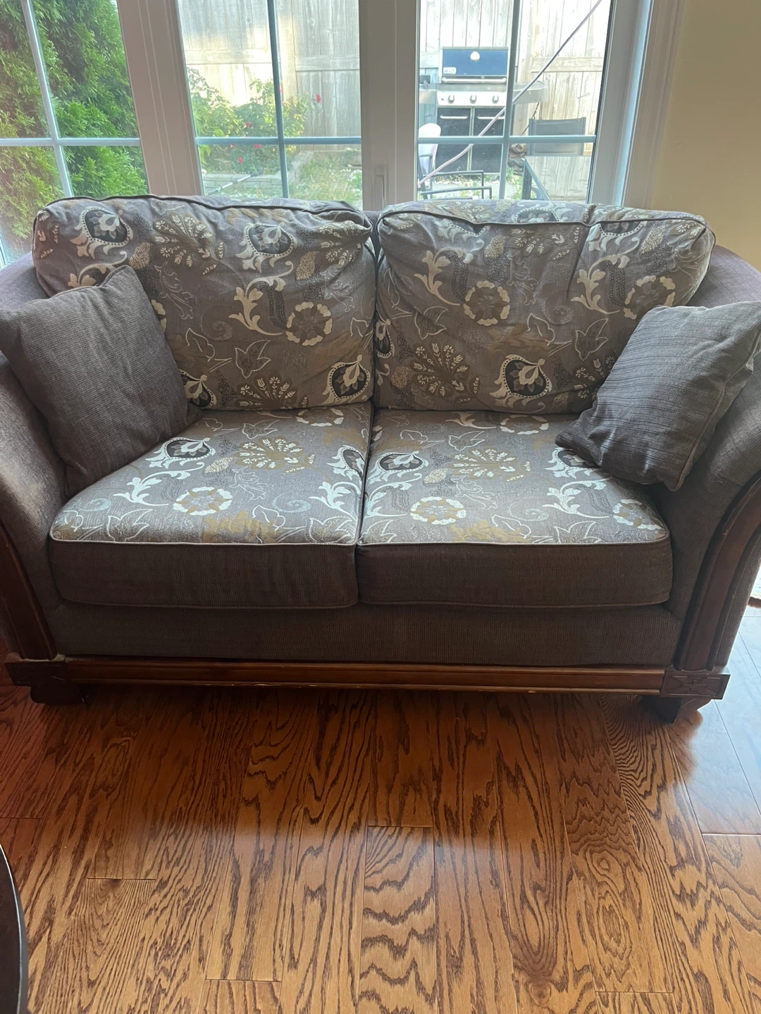 Floral Patterned Loveseat