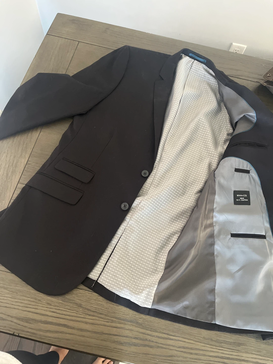 RW&CO. Miles Slim Fit Suit Jacket - Black - photo 2