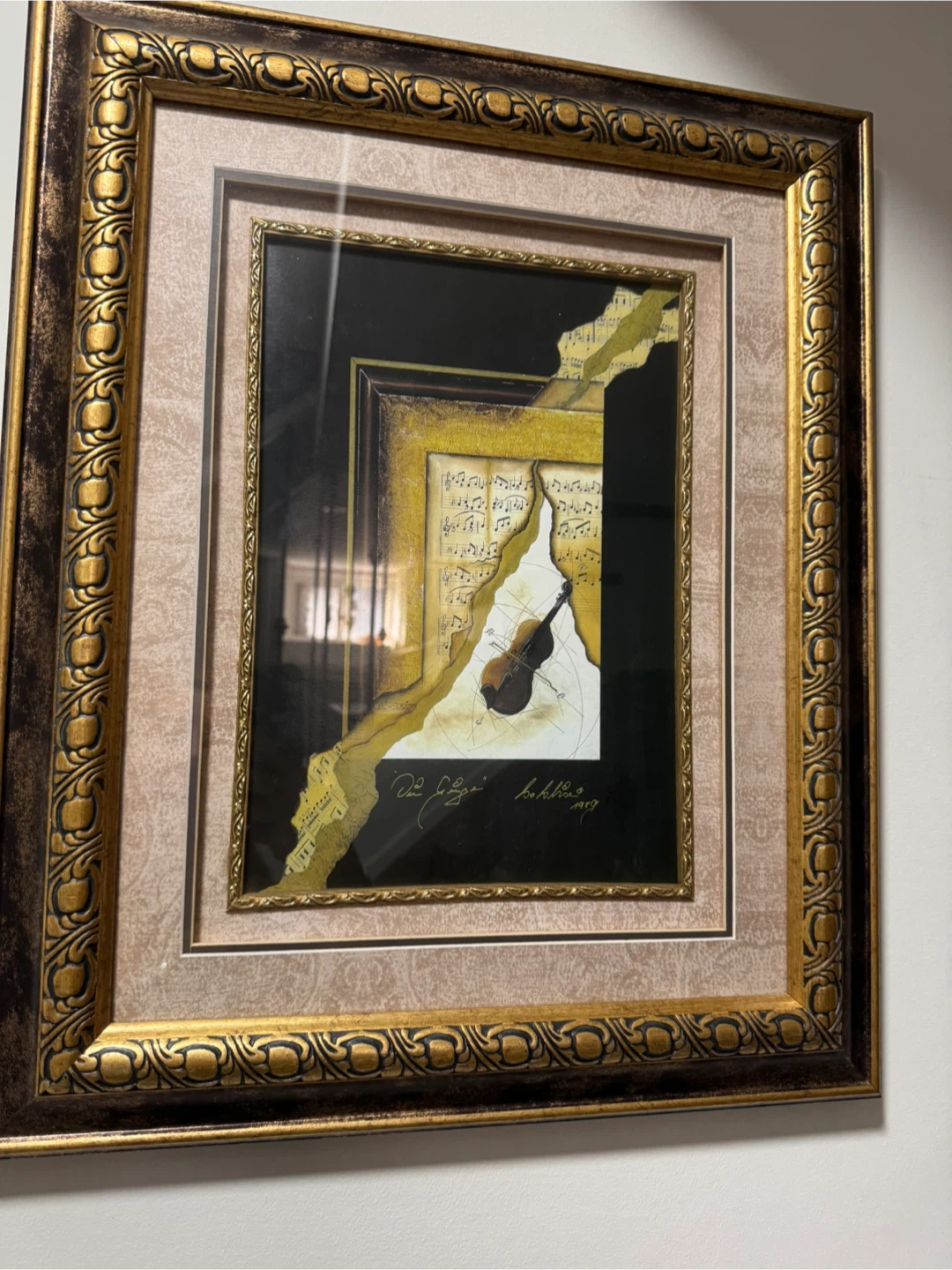 Framed Piano Art Print - photo 2