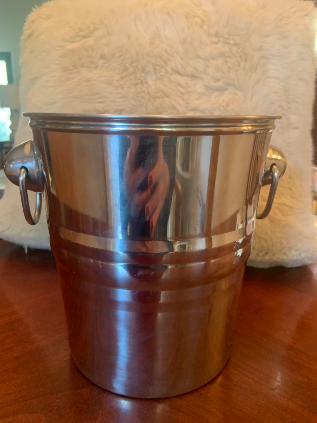 Stainless Steel Ice Bucket with Handles - photo 2