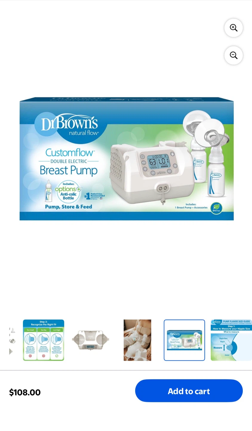 Dr. Brown's Customflow Double Electric Breast Pump - photo 5