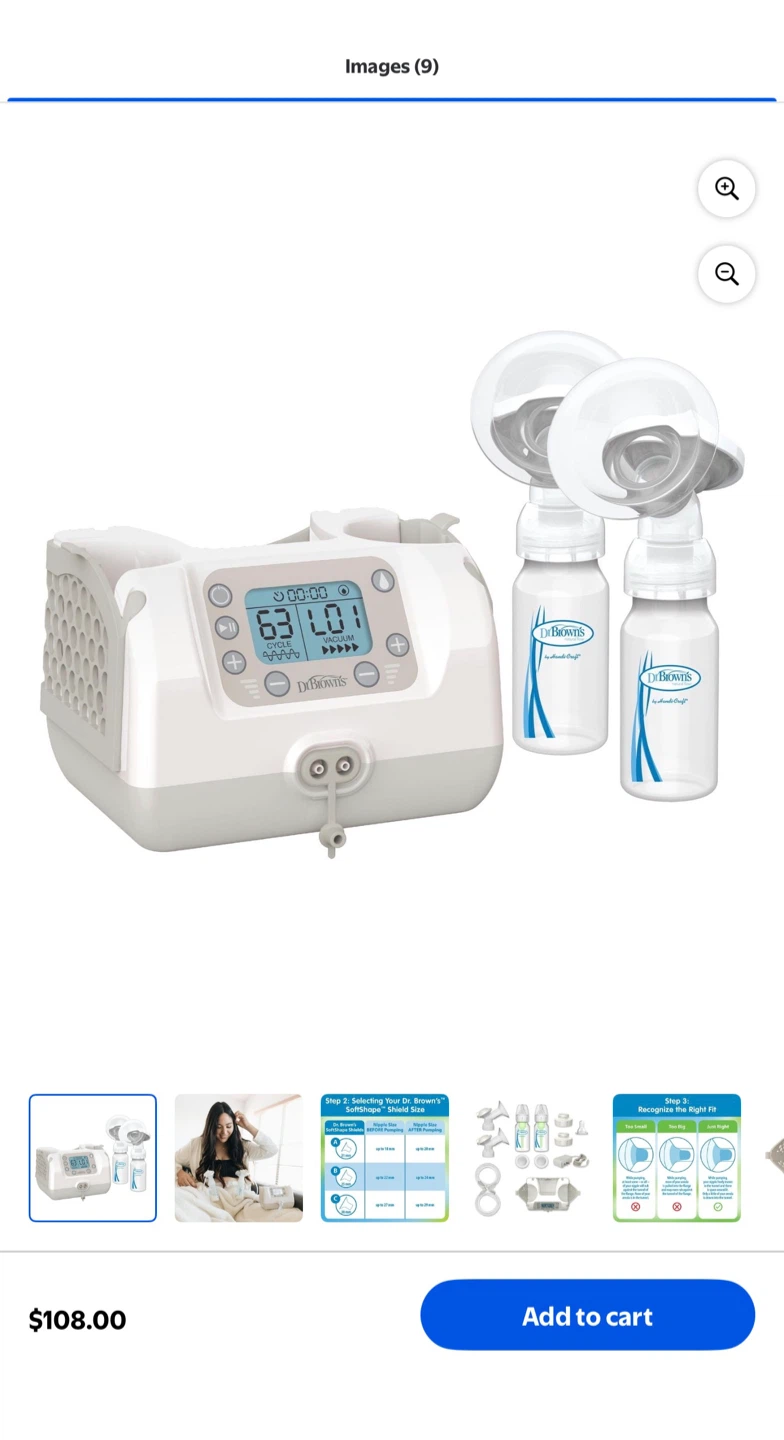 Dr. Brown's Customflow Double Electric Breast Pump