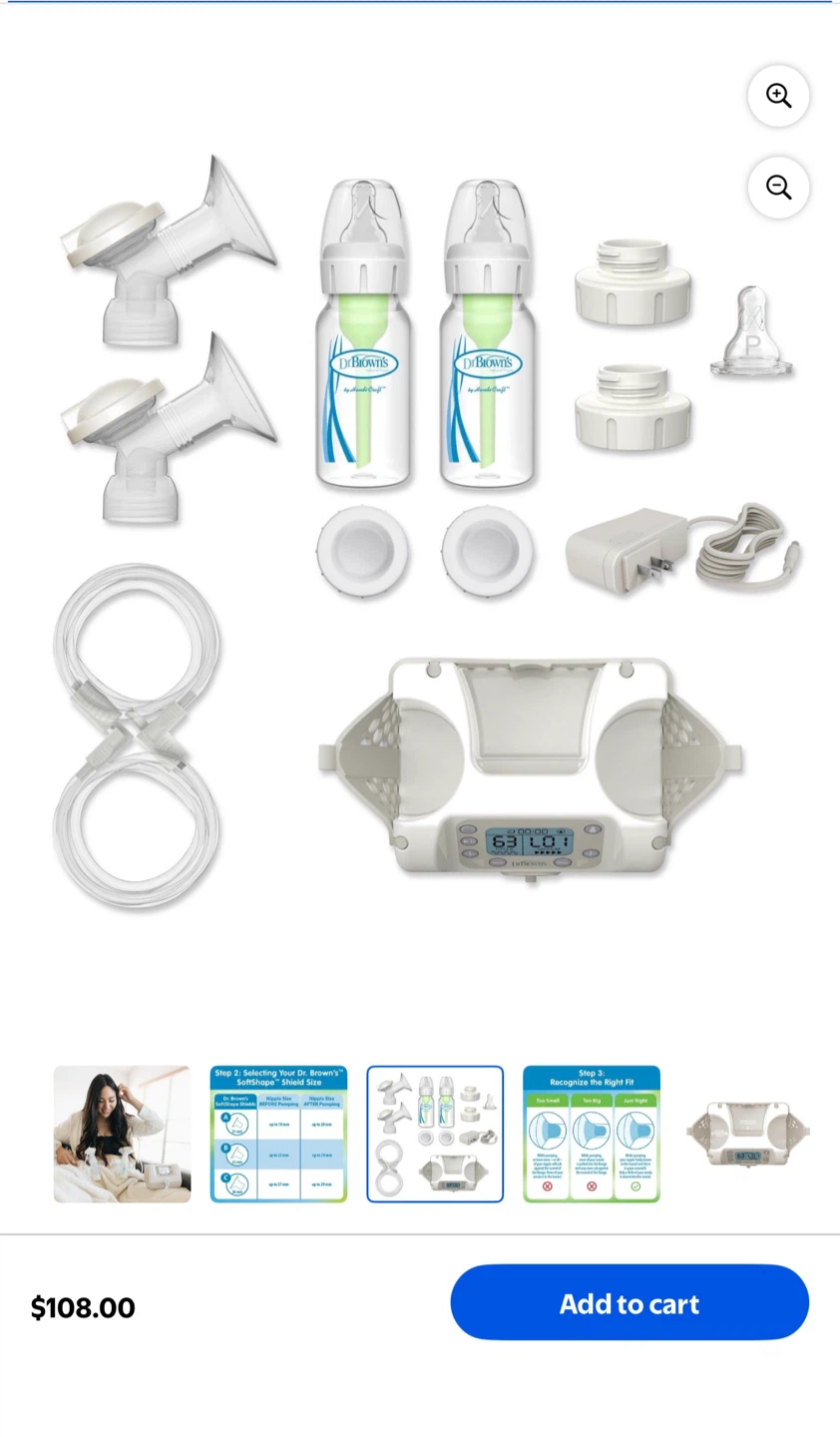 Dr. Brown's Customflow Double Electric Breast Pump - photo 3