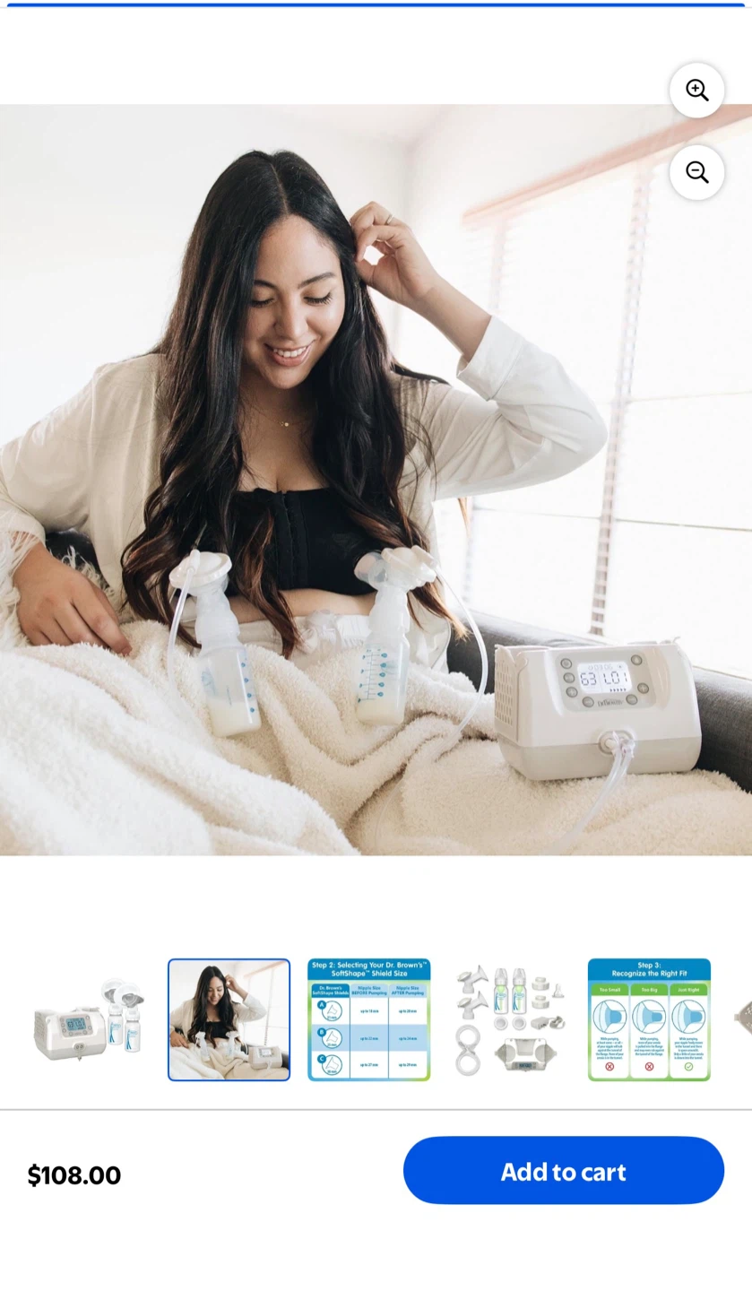 Dr. Brown's Customflow Double Electric Breast Pump - photo 2