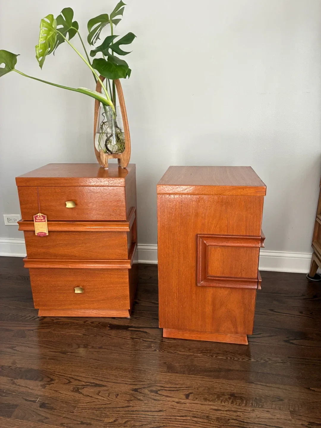 American of Martinsville Mahogany Nightstands thumbnail