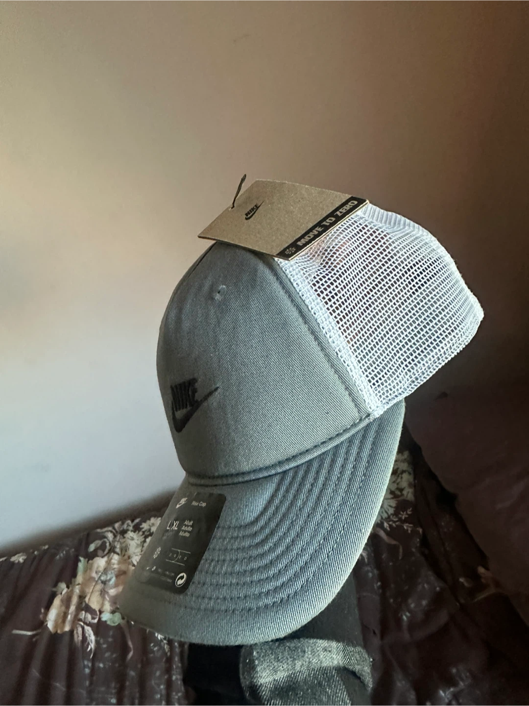 Nike Rise Cap - L/XL - Grey/White - New With Tags! - photo 3
