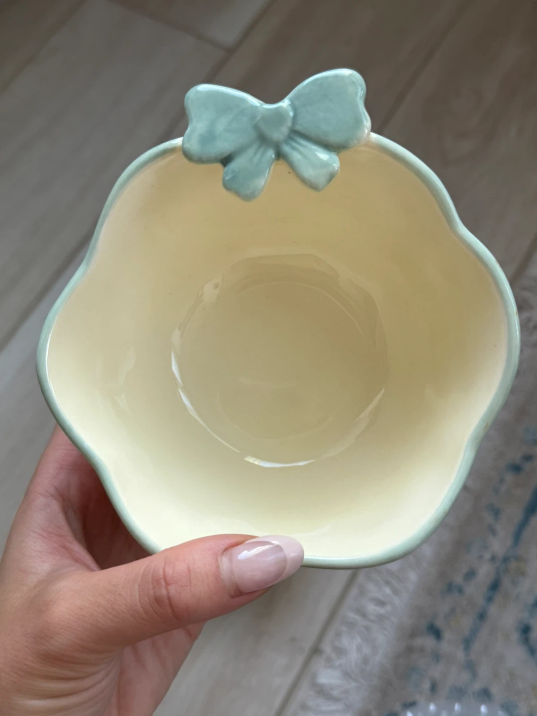 Set of 3 Decorative Bowls with Bows - photo 3