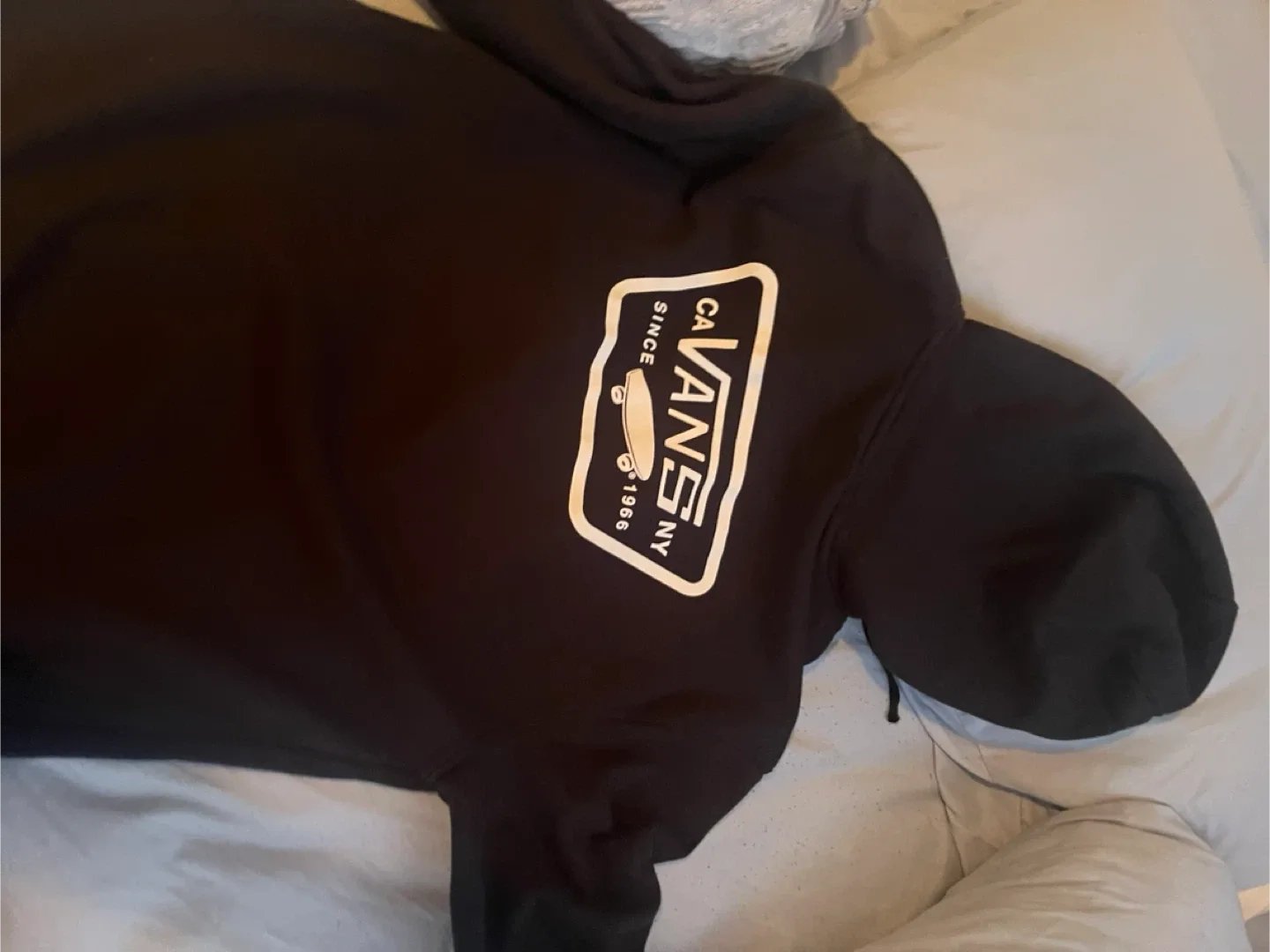 Vans Black Hoodie - Size Large thumbnail