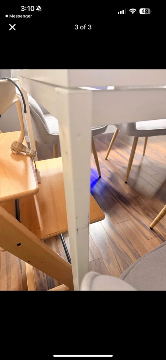 IKEA Dining  LINNMON / ADILS White Table - photo 4