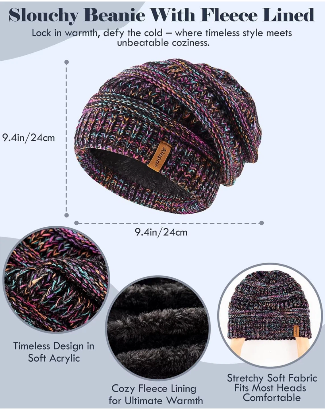 Beanie, Scarf & Gloves Set - photo 3