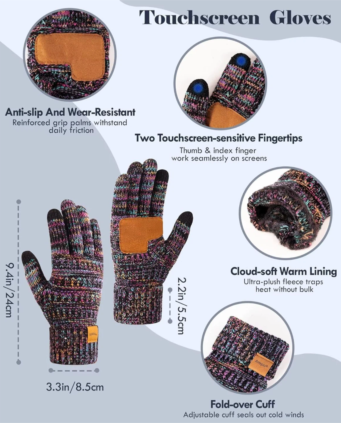 Beanie, Scarf & Gloves Set - photo 4