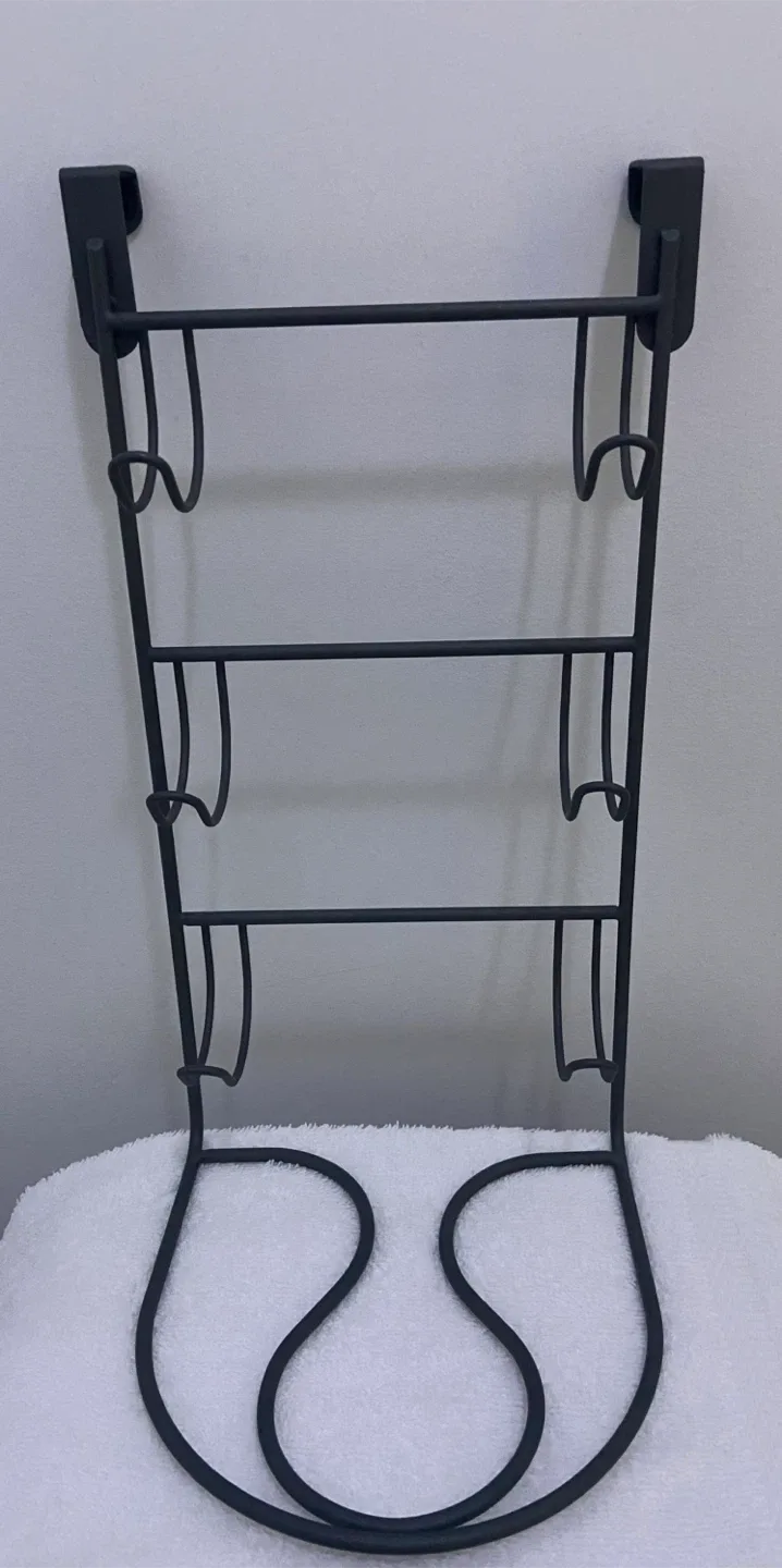 Over the Door Hair Tool Organizer - Black image indicator(2)