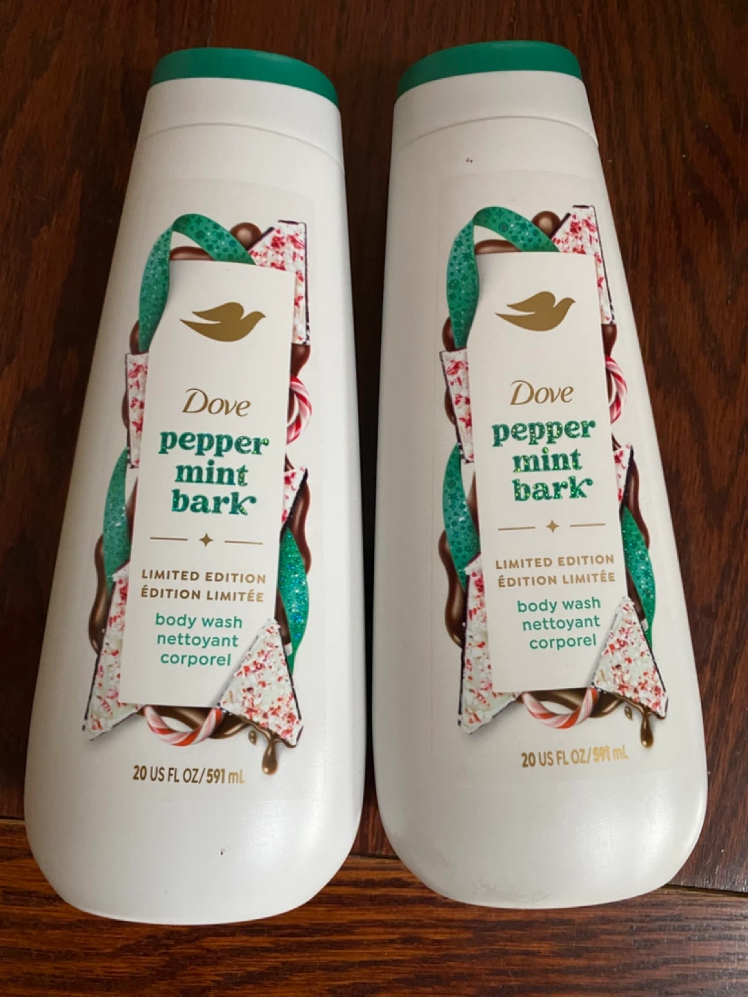 Dove Pepper Mint Bark Body Wash 591 mL - photo 4