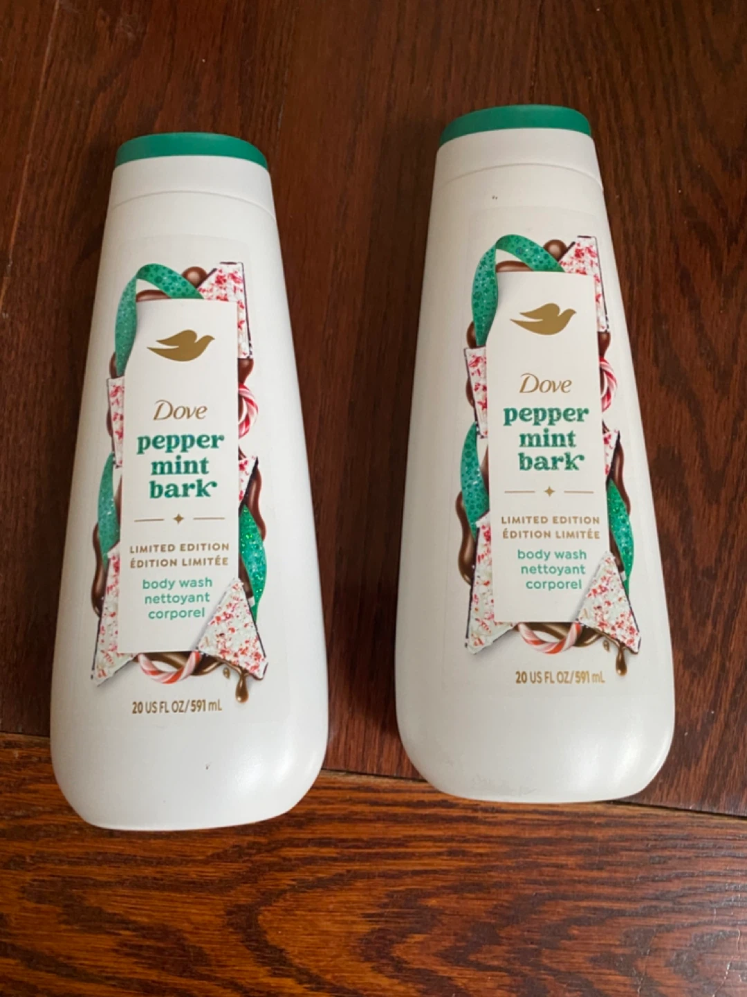 Dove Pepper Mint Bark Body Wash 591 mL