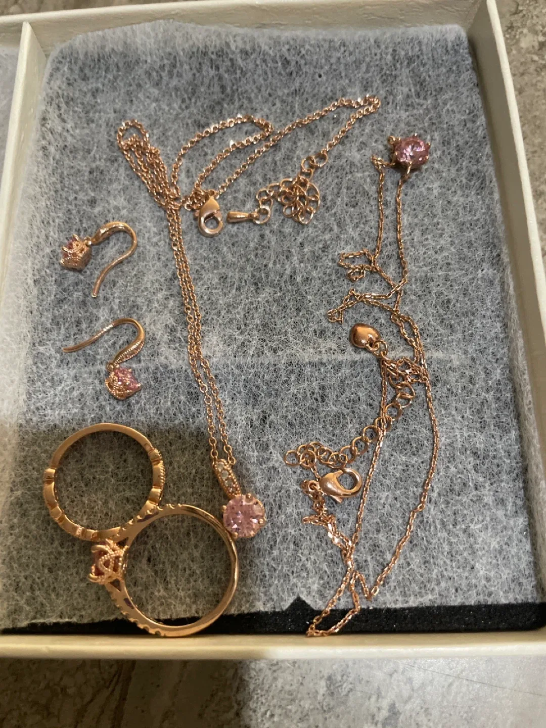 Jewellery Set - Gold & Rose Gold image indicator(2)