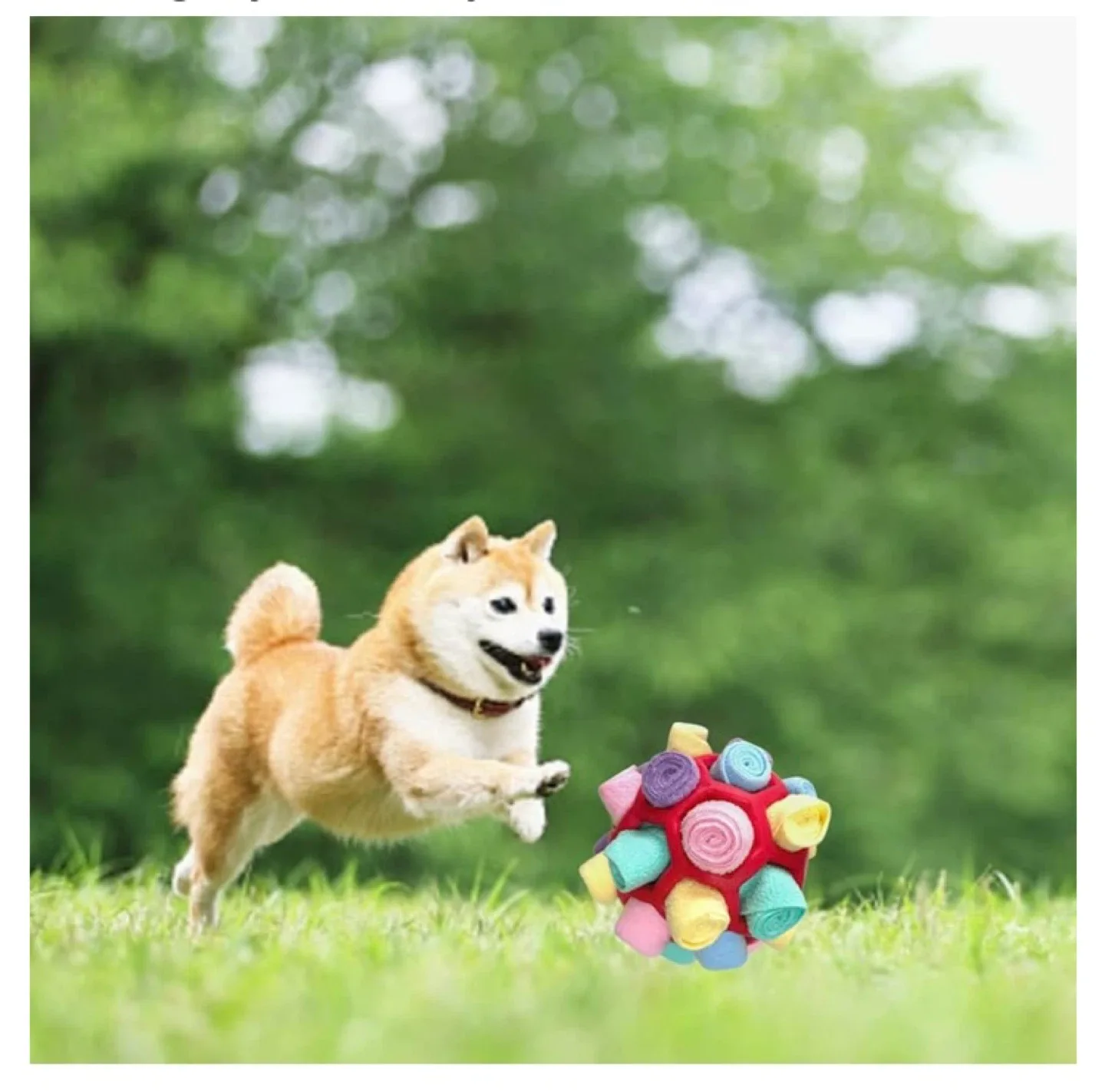 YEENER Interactive Snuffle Ball Dog Toy image indicator(9)