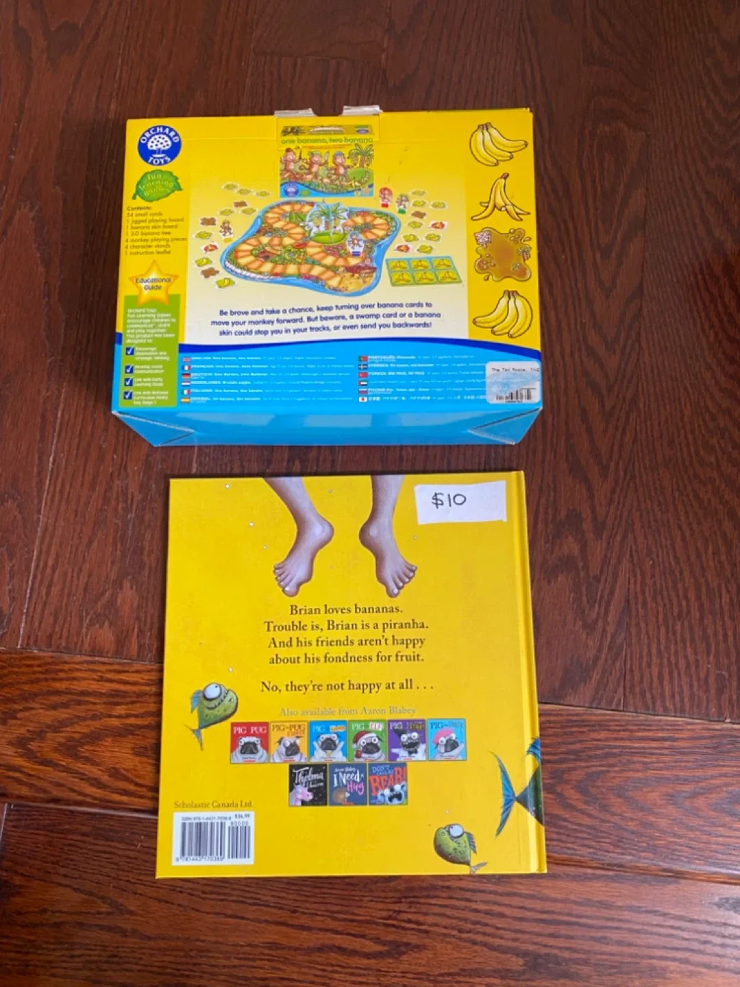 One Banana, Two Banana Game & Piranhas Don't Eat Bananas Book image indicator(4)